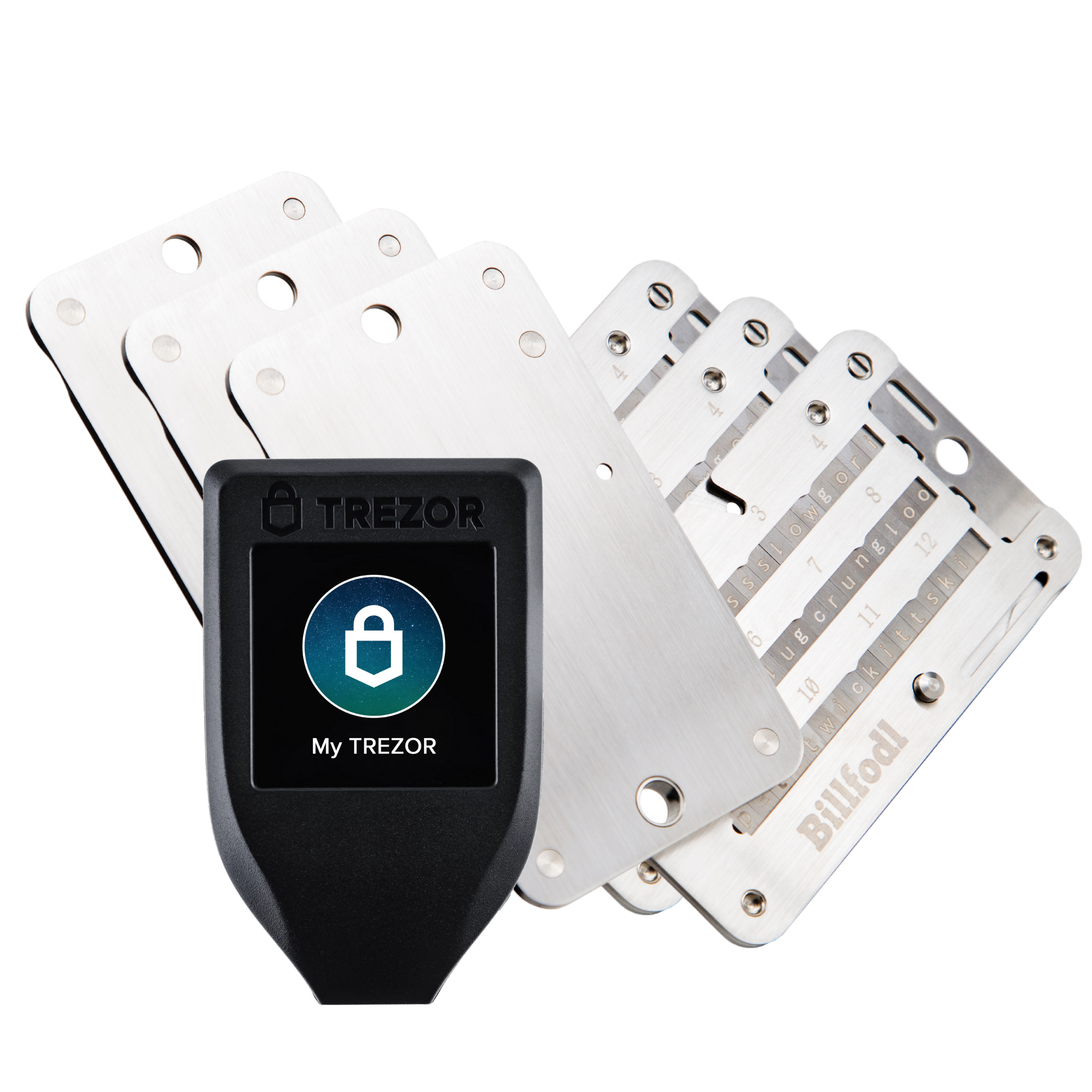 Trezor Model T + Billfodl MultiPack