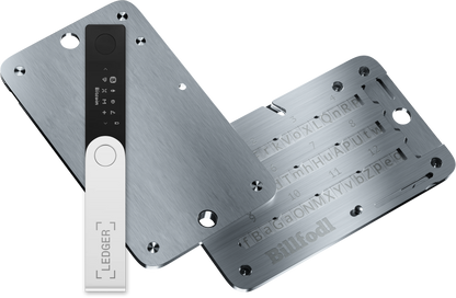 Ledger Nano X + Billfodl