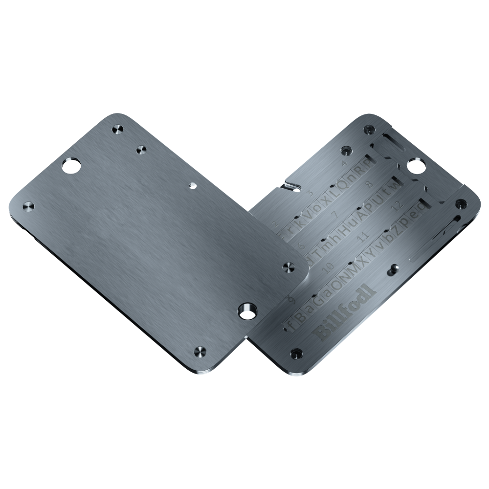 Billfodl Steel Recovery Seed Backup