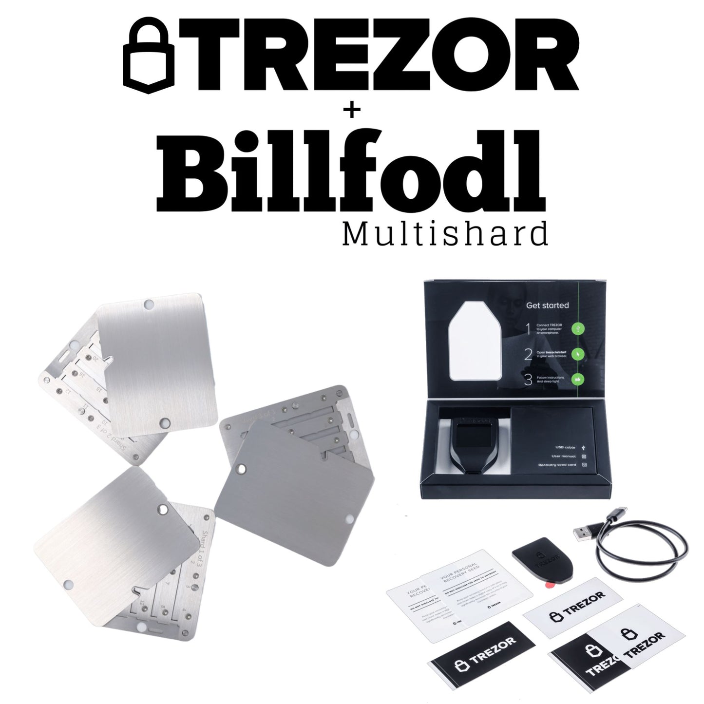Trezor Model T + Multishard