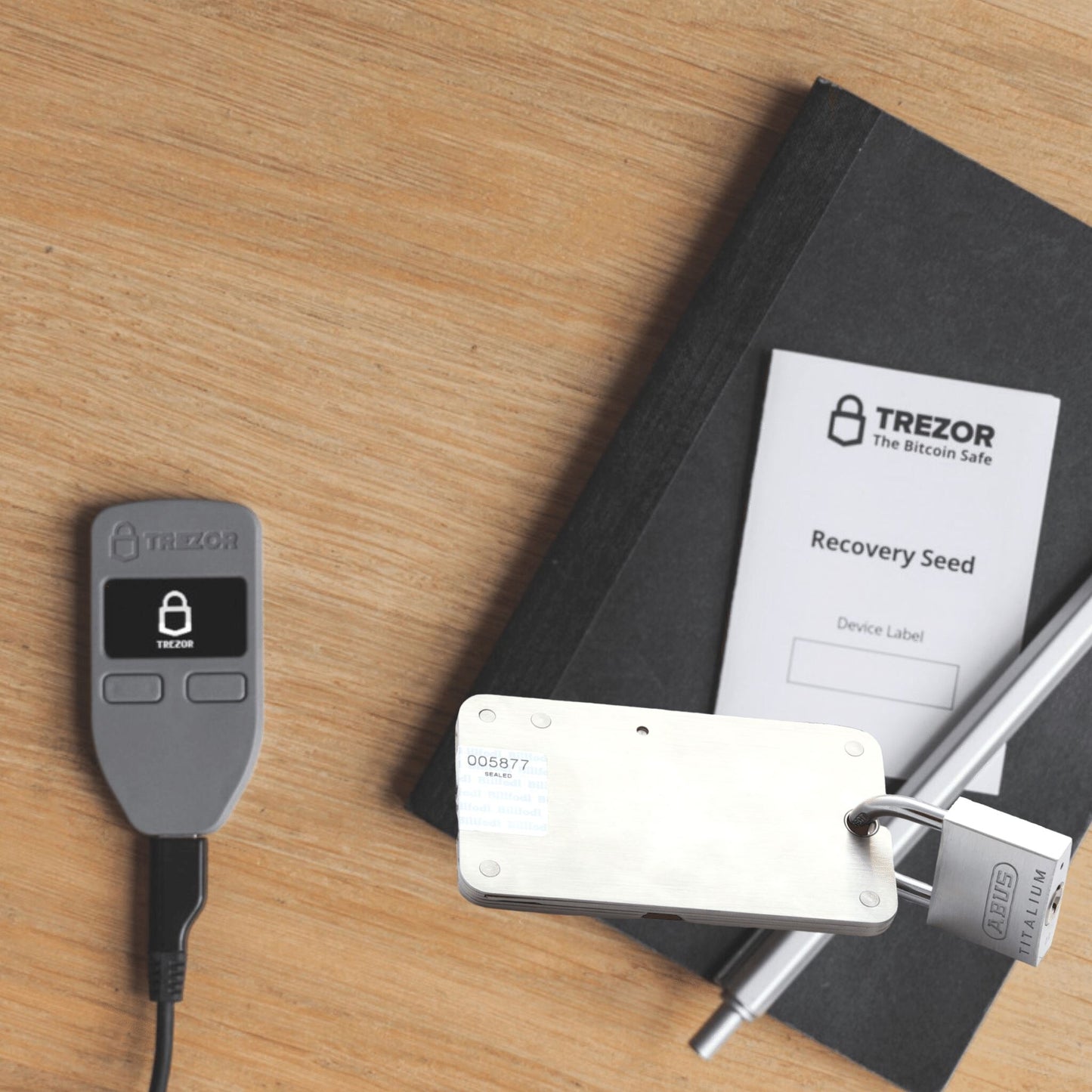 Trezor One + Billfodl