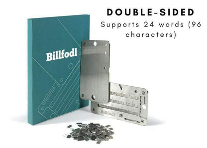 Billfodl - 'Keep It Secret' Bundle (1 Billfodl, 1 Small Faraday Bag, 1 Large Faraday Bag, 1 Fodl Hodler, 1 Lock, 1 Sticker Set)