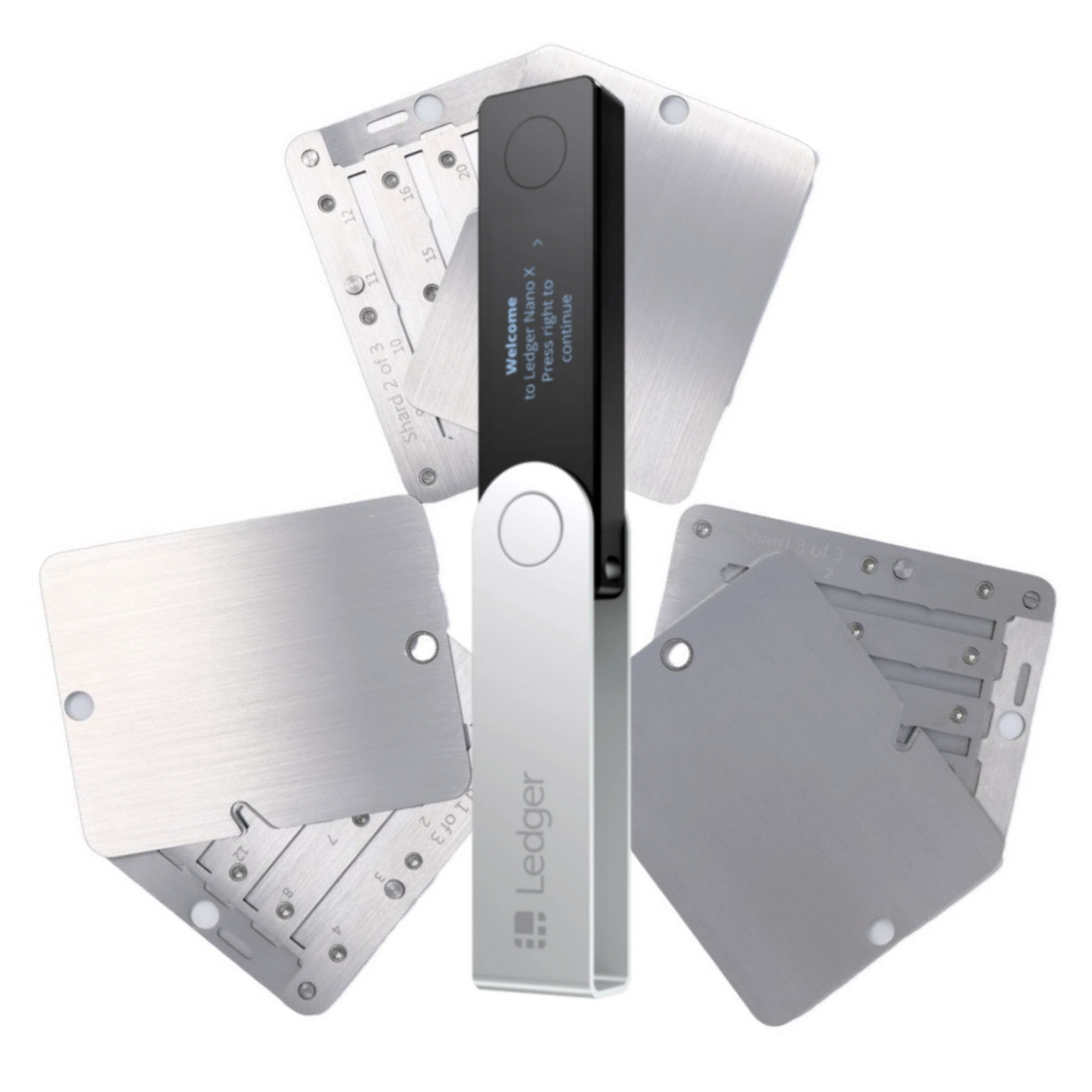 Ledger Nano X + Multishard
